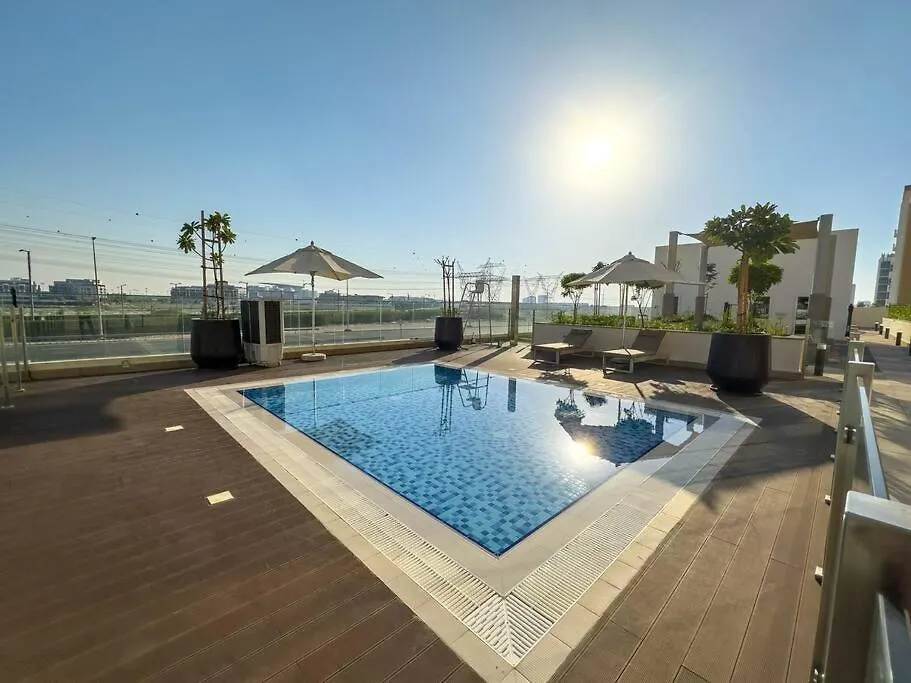 Naseem Modern Comforts 1-Bedroom Retreat In Meydan Dubai Apartment