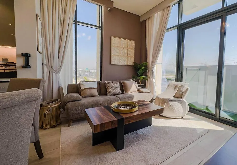 Naseem Modern Comforts 1-Bedroom Retreat In Meydan Dubai Apartment