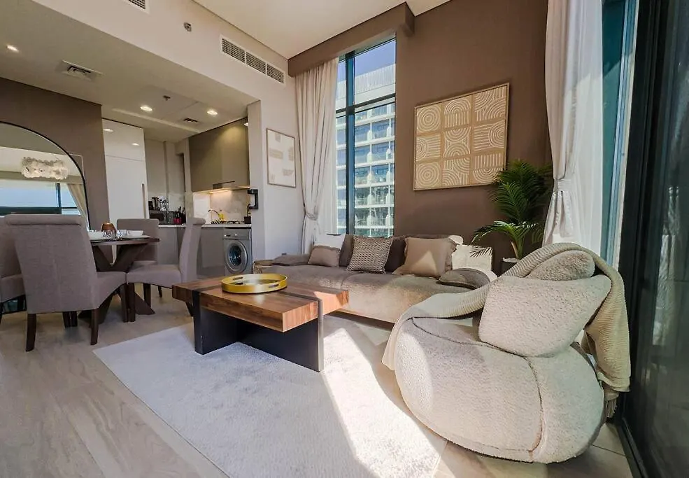 Naseem Modern Comforts 1-Bedroom Retreat In Meydan 두바이 0*,